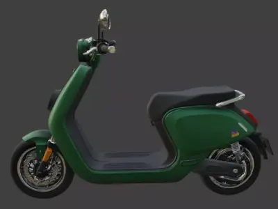 Electric Scooter 3D Model 3D model 4