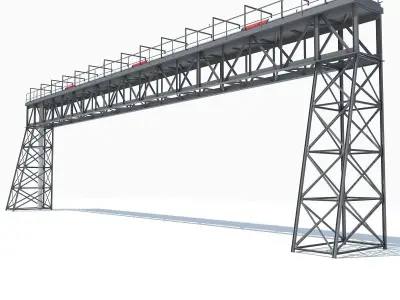 Industrial Tower 08 3D model