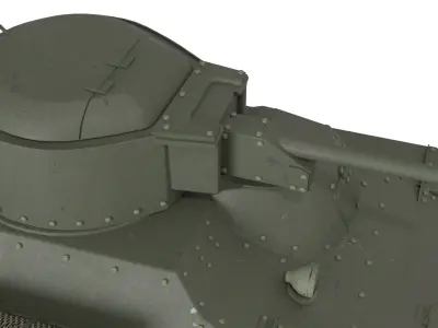 WW2 Japanese Light Tank Type 95 Ha-Go 3D model