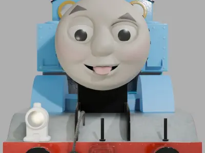 Thomas and friend Big World Big Adventures CGI 3D RIGGED Free 3D model