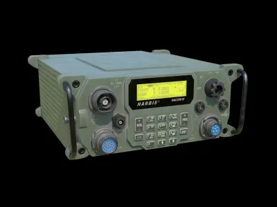 Military Radio Low-poly 3D model purchase