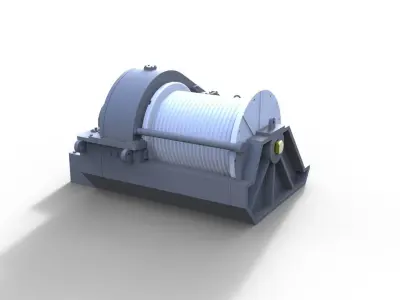 winch for ship model   Rostock 3D print model