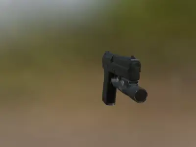 HK USP 45 3D model