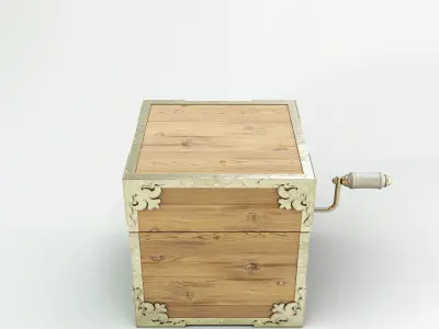 Ornate Wind Up Box 3D model