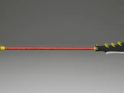 Brawlhalla legend Spear Low-poly 3D model
