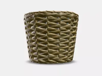 FRIDFULL Plant pot Low-poly 3D model