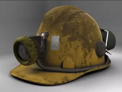 Mining Helmet 3D model