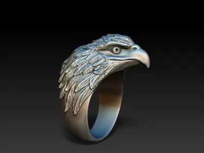 Eagle ring model 3D model
