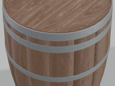 Heavy Toasted British Barrel 3D model
