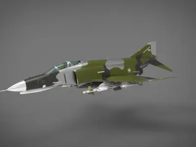 F-4E Phantom II 3D model