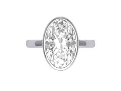 Wedding Ovel Ring  Free 3D print model