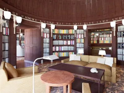  Old library European style library 3D model