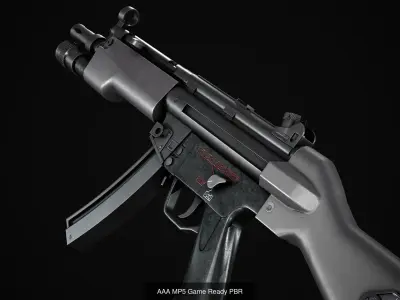 AAA SMG Pack Game Ready PBR Lowpoly