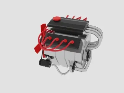  Engine Flext  3D model