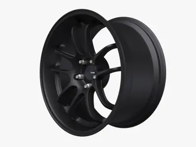 Enkei PF01 EVO Wheel Rim 3D model