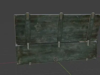 armor box Low-poly 3D model