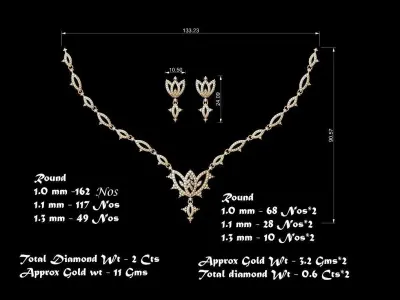  necklace bulk 40  stl files ready to print  part 04 3D print model