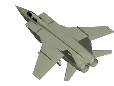 Mikoyan MiG-31 3D model buy