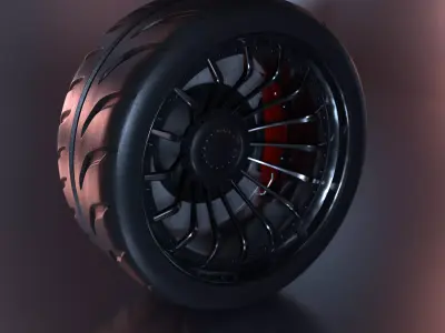 Toyo Proxes R888R Free 3D model