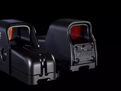 EOTech HWS 512 sight Low-poly 3D model