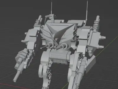 Robot war Free 3D print model