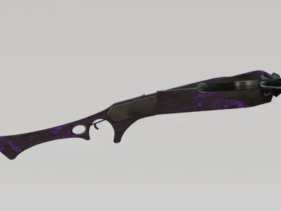 Dark Crossbow Low-poly 3D model