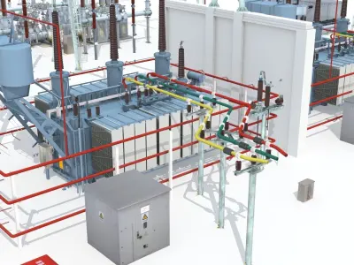 Electrical Power Equipment 1 3D model
