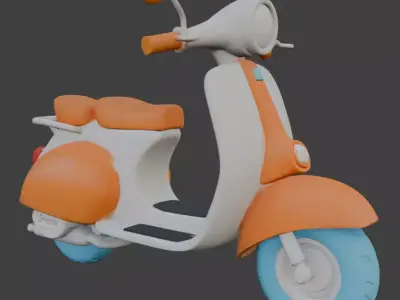 Scooter 3D Model 3D model get