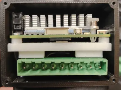 Raspberry pi 5 case industrial DIN rail mount 3D print model