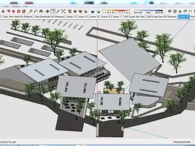 Sketchup Landscape Park E8 Free 3D model