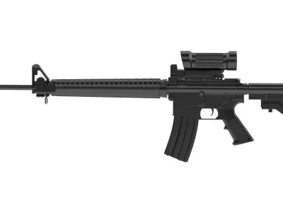 Colt Canada C7A2 3D model