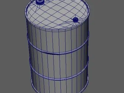 Oil Barrel Free 3D model by chithraharidoss