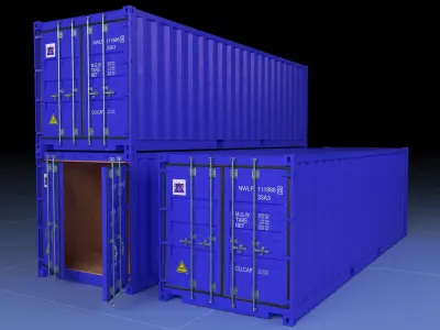 Container 3D model by OZ-Design