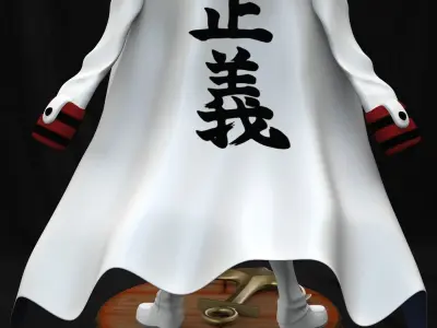 Monkey D Garp One Piece 3D print model