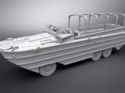 DUKW Scale model 3D print model