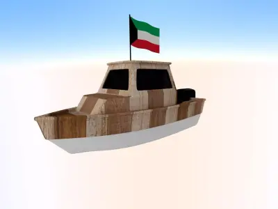 Kuwait Fishing Boat 3D model