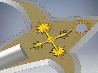 Righteous Beam Low-poly 3D model