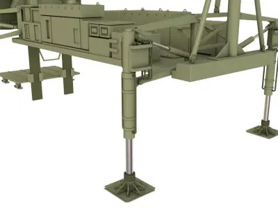 Air Defense Missile System 3D model