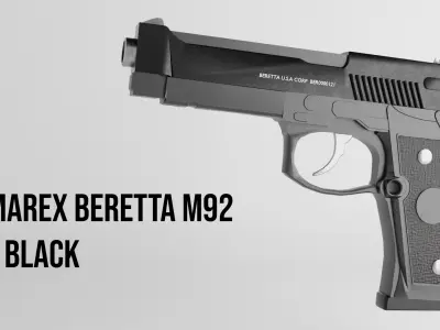 GUN Umarex Beretta M92 FS Black Pistol 3D model