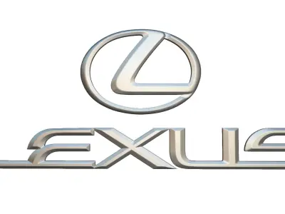 lexus logo 3D model