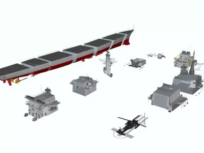 Frigate type 23 3D print model