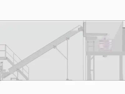Dosing unit for packing company 3D model