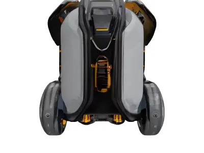 Futuristic Jetpack with Thrusters 3D model