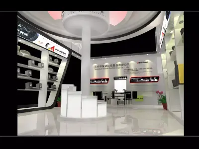 Exhibition - Area - 9X6-3DMAX2009-083 3D model