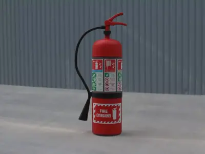 Fire extinguisher 3D model 19
