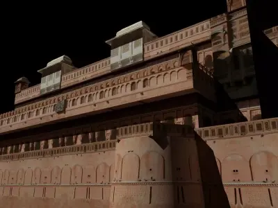 Bikaner Junagarh Fort 3D model