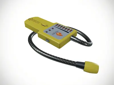 Portable Gas Detector 3D model