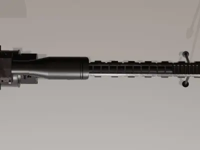 sniper Free 3D model