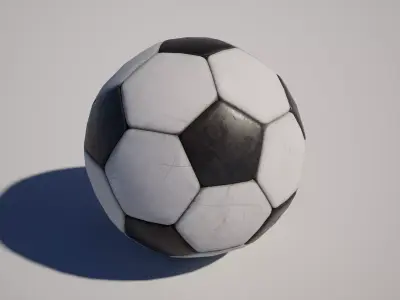 Football Low-poly 3D model shop