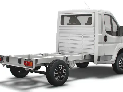 Opel Movano Chassis Truck Single Cab 3000WB 2022 3D model